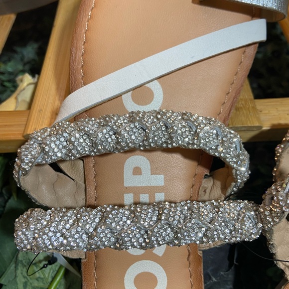 White GIOSEPPO Sandals With Strass Details . Size - 39 - Picture 9 of 16